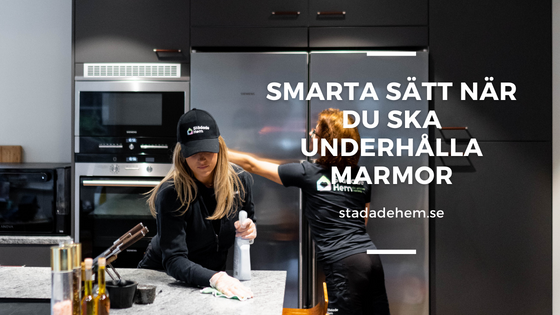rengöra och underhålla marmor
