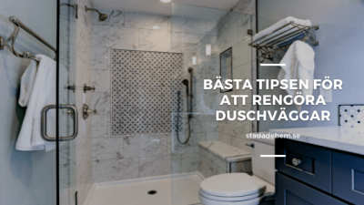 rengöra duschväggar